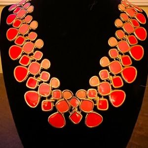 Beautiful coral colored necklace